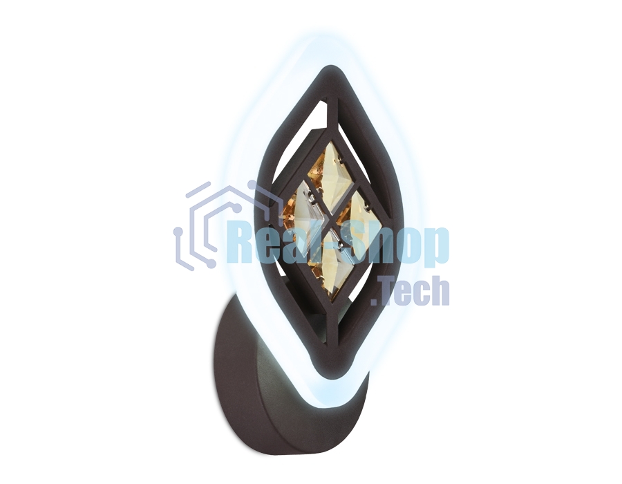 Светильник Ambrella light FA278 CF/TI кофе/янтарь 12W 240*170*60