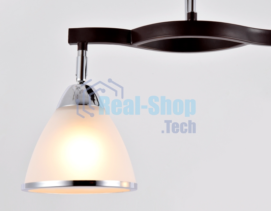Светильник Ambrella light TR3111/2 DCF/CH темный кофе/хром E27 max 40W 400*150*315