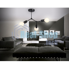 Светильник Ambrella light TR8027/3 BK черный E27*3 max 40W D400*390