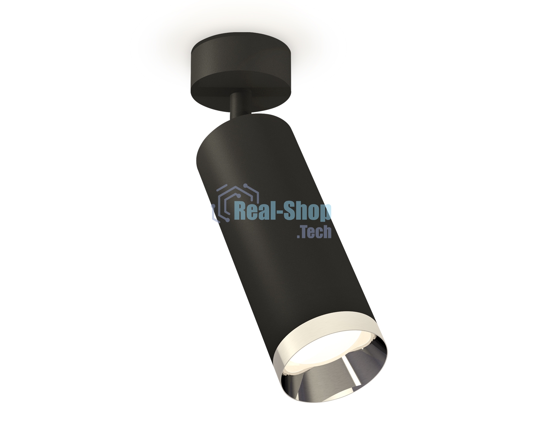 Светильник Ambrella Light XM6343003 SBK/PSL черный песок/серебро полированное MR16 GU5.3 (A2210, C6343, N6132)