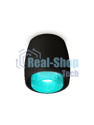 Светильник Ambrella Light XS1142023 SBK/BL черный песок/голубой MR16 GU5.3 (C1142, N7194)
