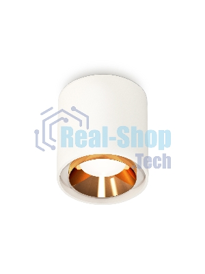 Светильник Ambrella Light XS7722004 SWH/PYG белый песок/золото желтое полированное MR16 GU5.3 (C7722, N7034)