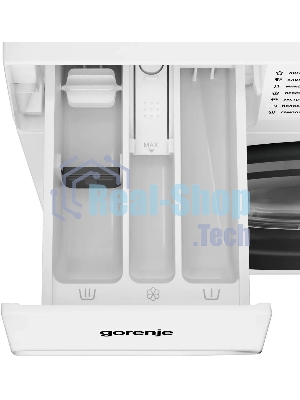 Стиральная машина Gorenje WDG2P854A3C2/C, белая, загрузка фронтальная 8 кг, 1400 об/мин, класс A