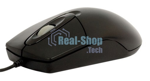 Мышь проводная A4Tech OP-720 черный, 1000 dpi, PS/2, кнопки - 3