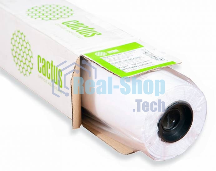 Бумага Cactus Eco CS-LFP80-420457E A2 420мм-45.7м/80г/м2/белый CIE155% (упак.:2рул)