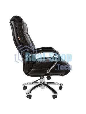 Кресло Chairman 405 черный, экокожа, 120 кг, механизм качания