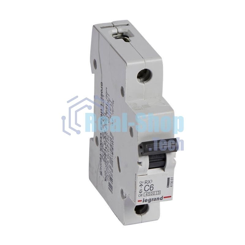 Выключатель автоматический Rx3 Авт.Выкл. 4,5ka 6а 1п C RX3 4,5кА 6А 1П C