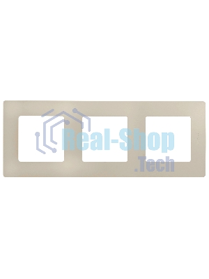 Рамка 3 поста, сл. кость ETIKA