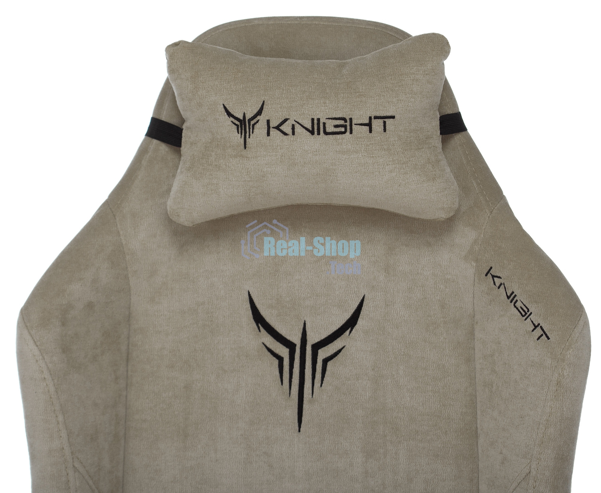 Кресло игровое Бюрократ Knight N1 Fabric бежевый Light-21, с подголов. крестовина металл