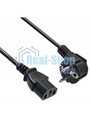 Кабель Buro BU-PCAB-ZP1 IEC C13 Евровилка 3м