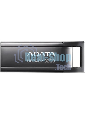 Флешка USB ADATA UR340 (AROY-UR340-32GbK), 32Gb, USB 3.2, R/W 100/30, черный