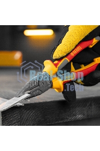 Плоскогубцы комбинированные Denzel диэлектрические трехкомпонентные рукоятки до 1000 В, 180 мм