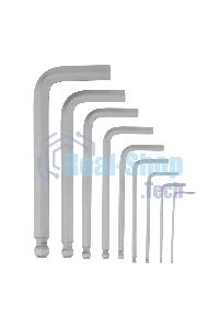 Набор ключей имбусовых Сибртех HEX, 1,5-10 мм, CrV, 9 шт., с шаром