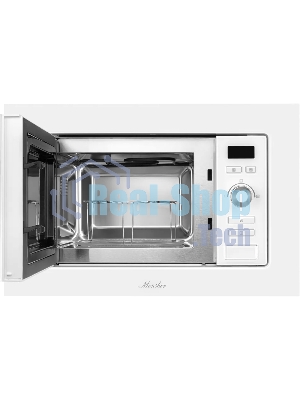 Микроволновая печь встраиваемая MONSHER 201 W 20 л, 800-1250 Вт, гриль, 8 программ, белый
