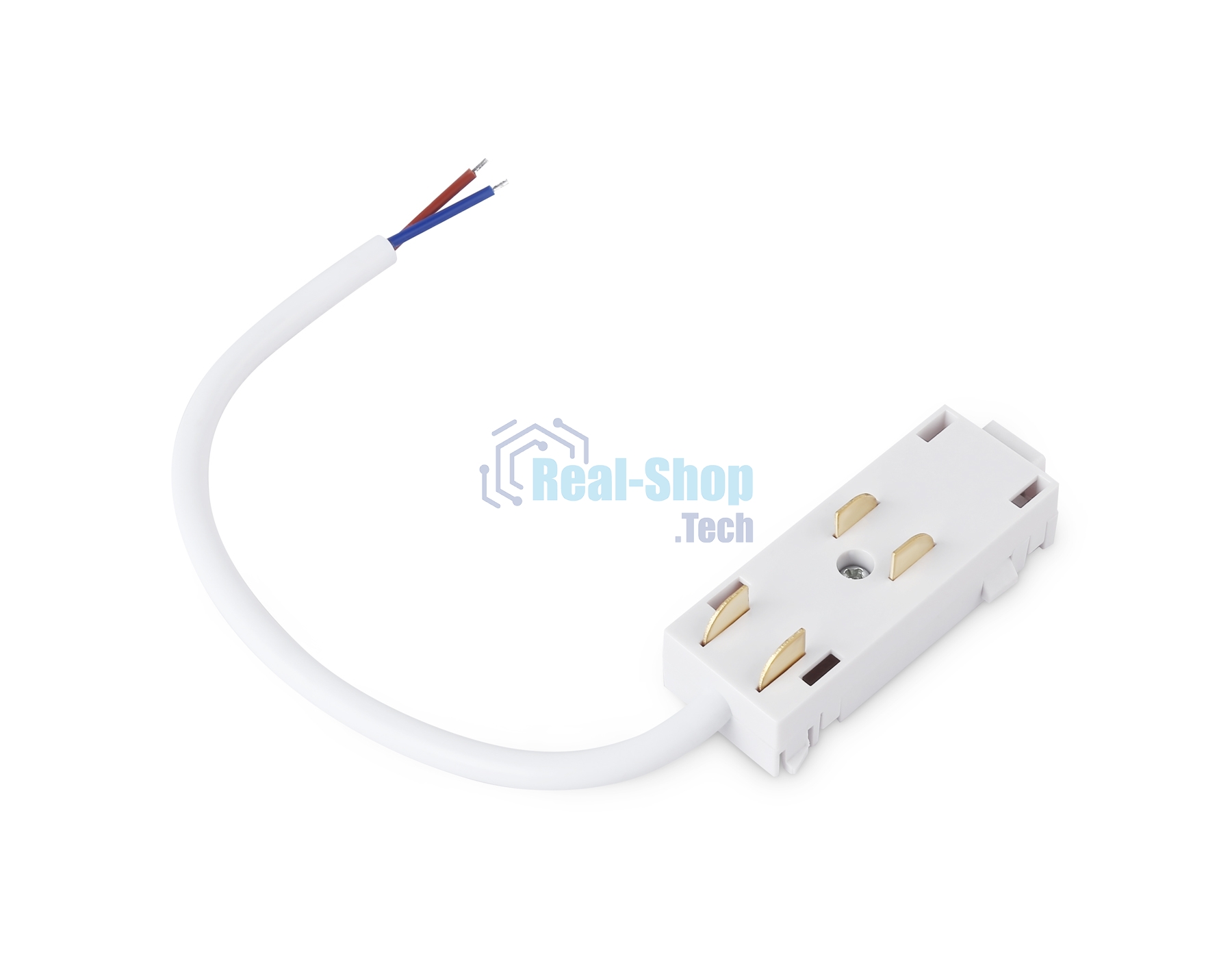 GL1101 WH белый ввод питания для шинопровода Magnetic 220V IP20 200*28.5*18