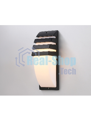Уличный настенный архитектурный светильник ST5202 BK черный IP54 E27 max 40W 331*112*35