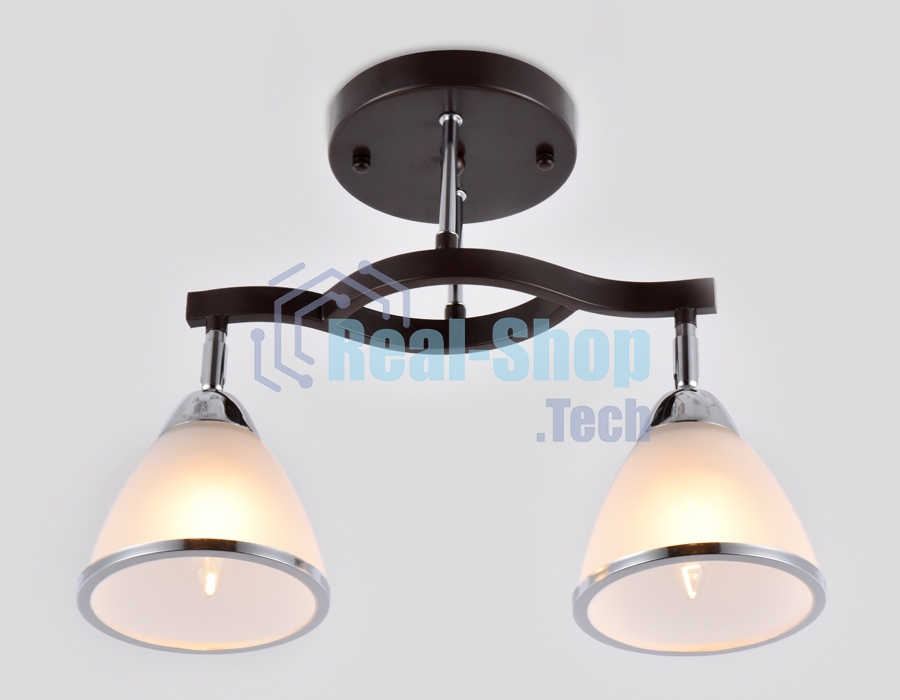 Светильник Ambrella light TR3111/2 DCF/CH темный кофе/хром E27 max 40W 400*150*315