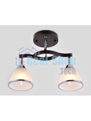 Светильник Ambrella light TR3111/2 DCF/CH темный кофе/хром E27 max 40W 400*150*315
