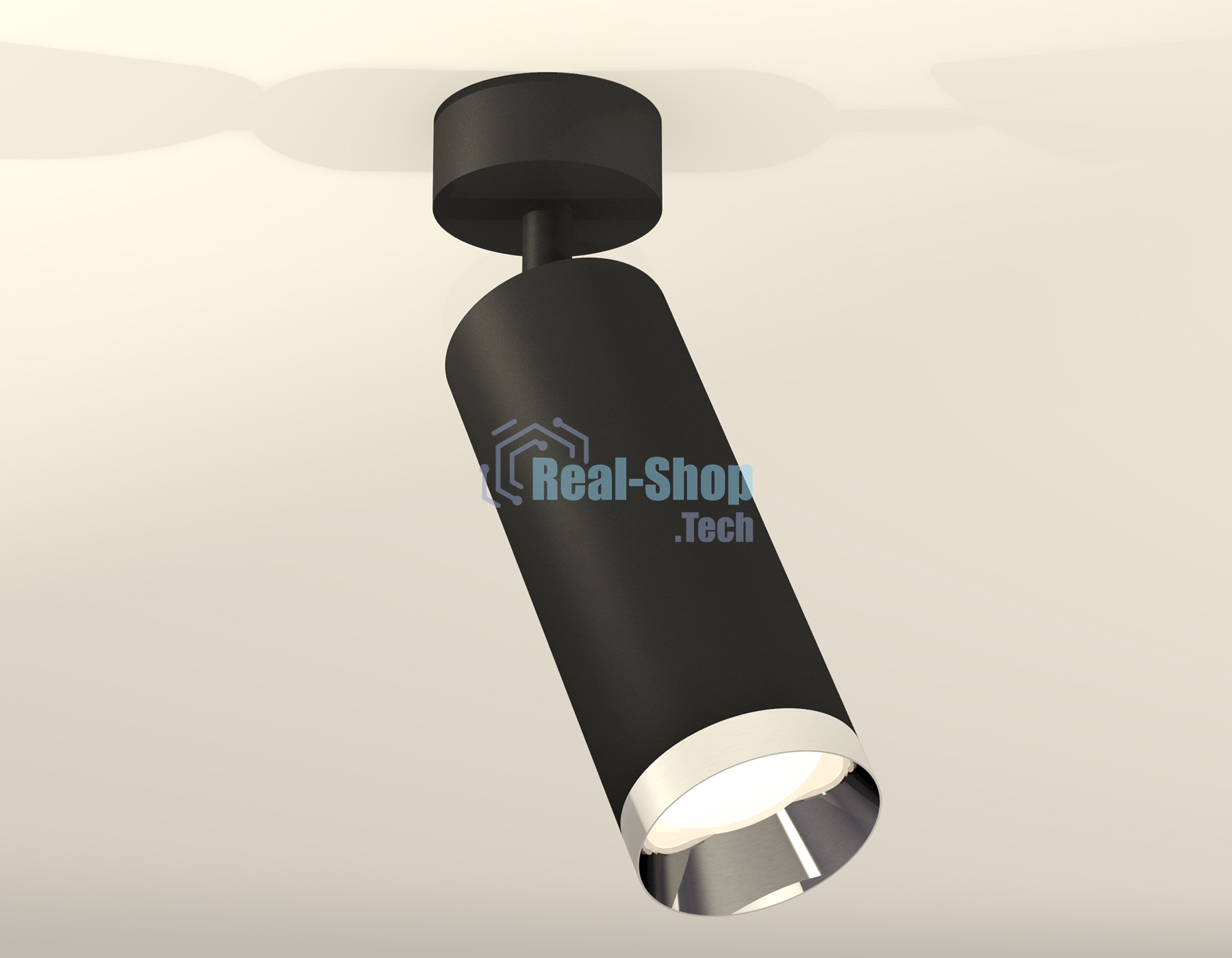 Светильник Ambrella Light XM6343003 SBK/PSL черный песок/серебро полированное MR16 GU5.3 (A2210, C6343, N6132)