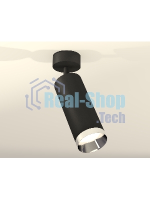 Светильник Ambrella Light XM6343003 SBK/PSL черный песок/серебро полированное MR16 GU5.3 (A2210, C6343, N6132)