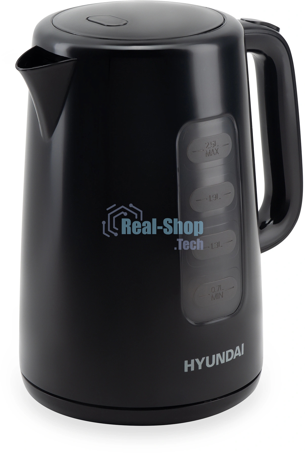 Чайник электрический Hyundai HYK-P2501 2.5л. 2200Вт черный (корпус: пластик)