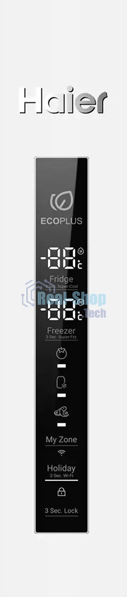 Холодильник Haier C4F637CWRGU1 белый двухкамерный 235/115л морозилка снизу, No Frost