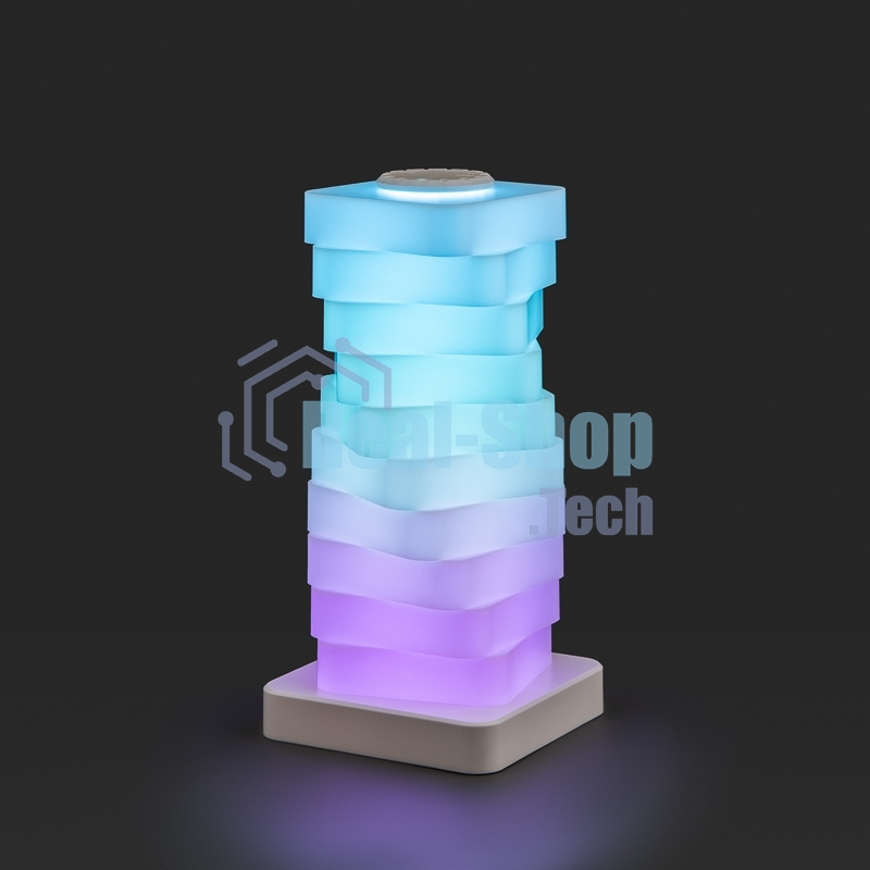 Светодиодный светильник Пирамида RGB/ТЕПЛЫЙ БЕЛЫЙ 11,6х11,6х23,8 см, питание USB NEON-NIGHT