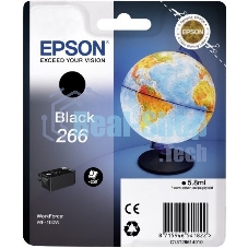 Картридж струйный Epson T266 (C13T26614010) черный (250 стр) для WF-100