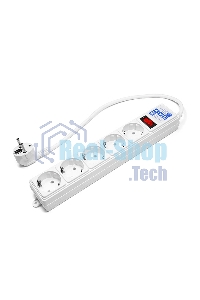 Сетевой фильтр Power Cube B 0,5 м 5 розеток (белый) 10А/2,2кВт