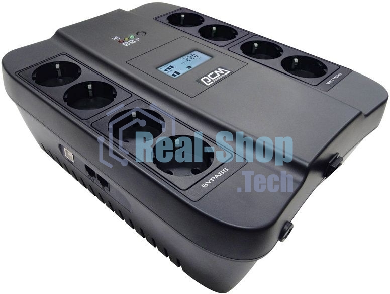 Источник бесперебойного питания Powercom Spider SPD-750U LCD 450Вт 750ВА черный