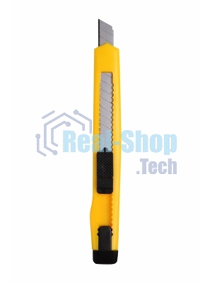 Нож с сегментированным лезвием Rexant 9 мм, корпус пластик, c клипсой