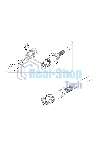 Разъем штекер BNC под винт с пружиной металл PROCONNECT