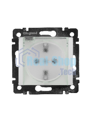 Розетка Legrand Valena 774220 влагозащищенная IP44 с заземлением с крышкой и защитными шторками (белая)