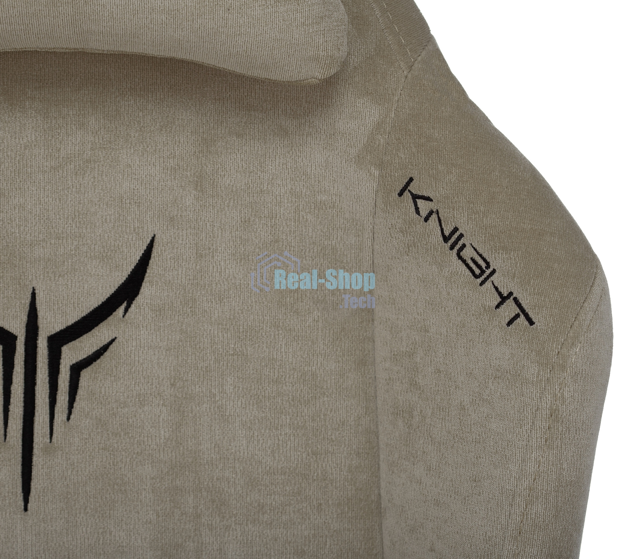 Кресло игровое Бюрократ Knight N1 Fabric бежевый Light-21, с подголов. крестовина металл