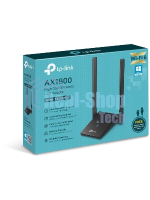 Двухдиапазонный Wi-Fi 6 USB-адаптер TP-Link Archer TX20U Plus AX1800 высокого усиления