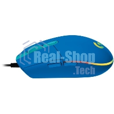Мышь проводная Logitech G102 LIGHTSYNC синий, 8000 dpi, USB, кнопки - 6