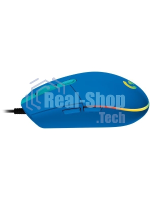 Мышь проводная Logitech G102 LIGHTSYNC синий, 8000 dpi, USB, кнопки - 6