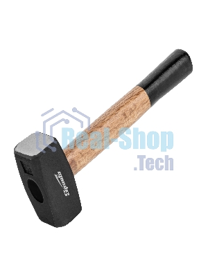 Кувалда Sparta 2000 г, кованая головка, деревянная двухцветная рукоятка