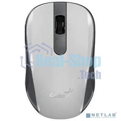Мышь беспроводная Genius NX-8008S белый/серый, 1200 dpi, радиоканал, USB, кнопки - 3