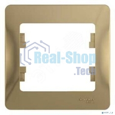 Рамка 1-м Glossa титан SchE GSL000401