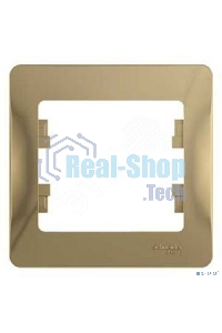 Рамка 1-м Glossa титан SchE GSL000401