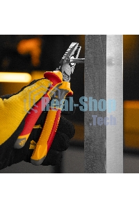 Плоскогубцы комбинированные Denzel диэлектрические трехкомпонентные рукоятки до 1000 В, 180 мм