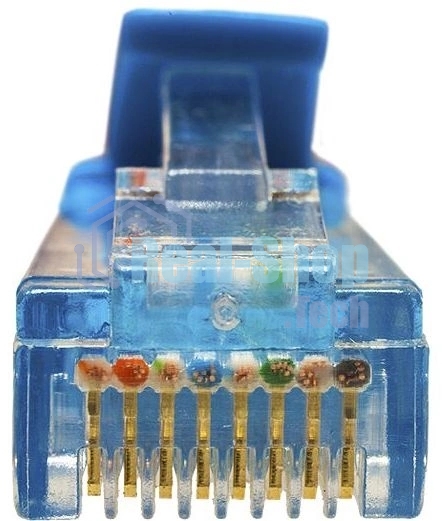 Патч-корд Suprlan 10-0148 UTP RJ-45 вил.-вилка RJ-45 cat.5e 2м синий LSZH 24AWG