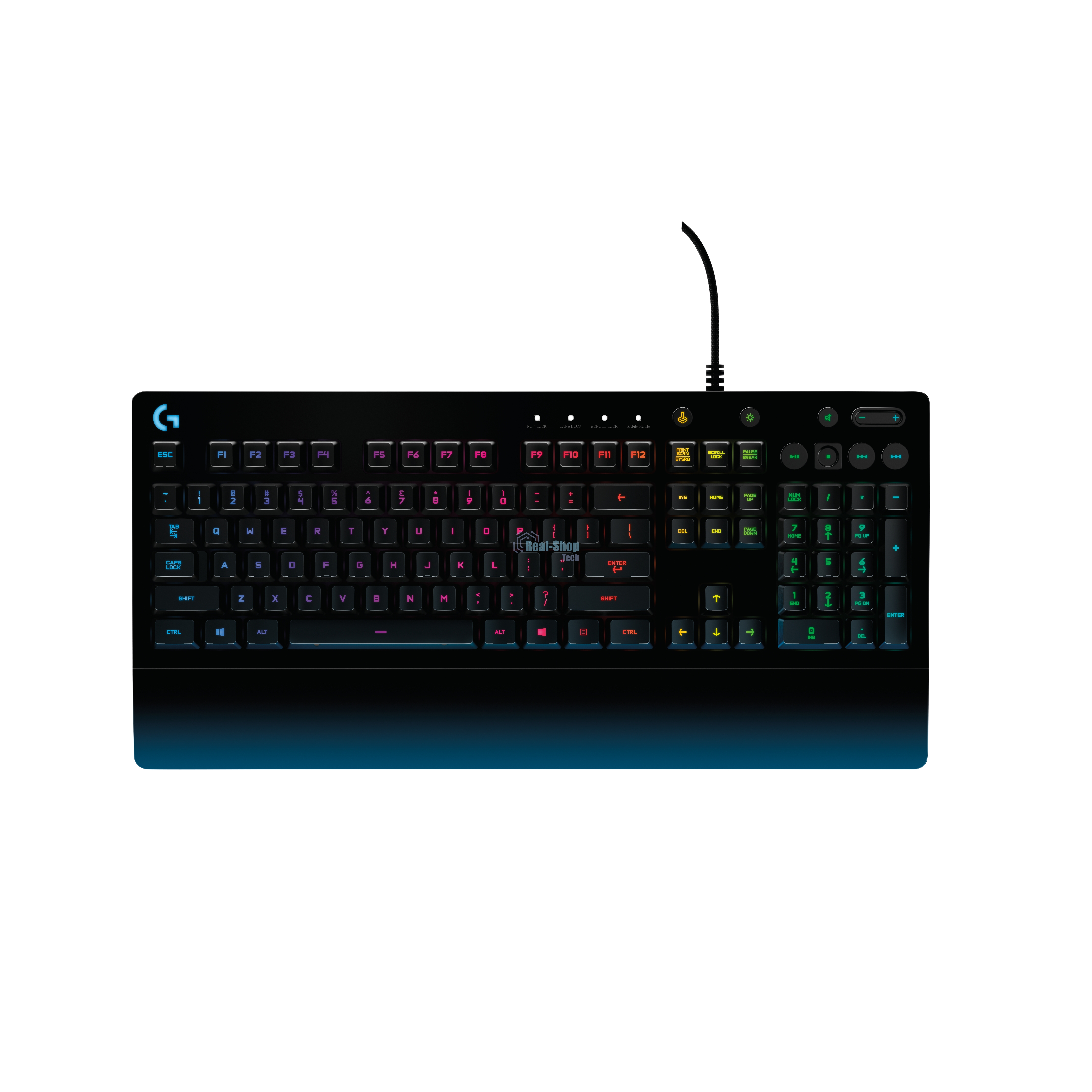 Клавиатура Logitech G213 Prodigy черный USB 2.0 Multimedia Gamer LED (подставка для запястий)