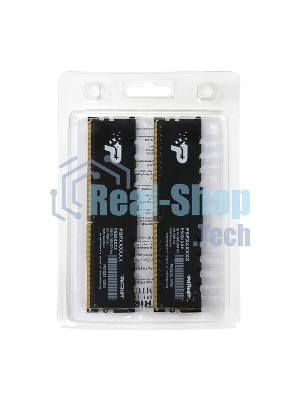 Оперативная память Patriot Signature, DDR4, 16GB (2x8 GB), 3200 MHz, CL22, DIMM, радиатор, черный