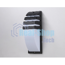 Уличный настенный архитектурный светильник ST5202 BK черный IP54 E27 max 40W 331*112*35