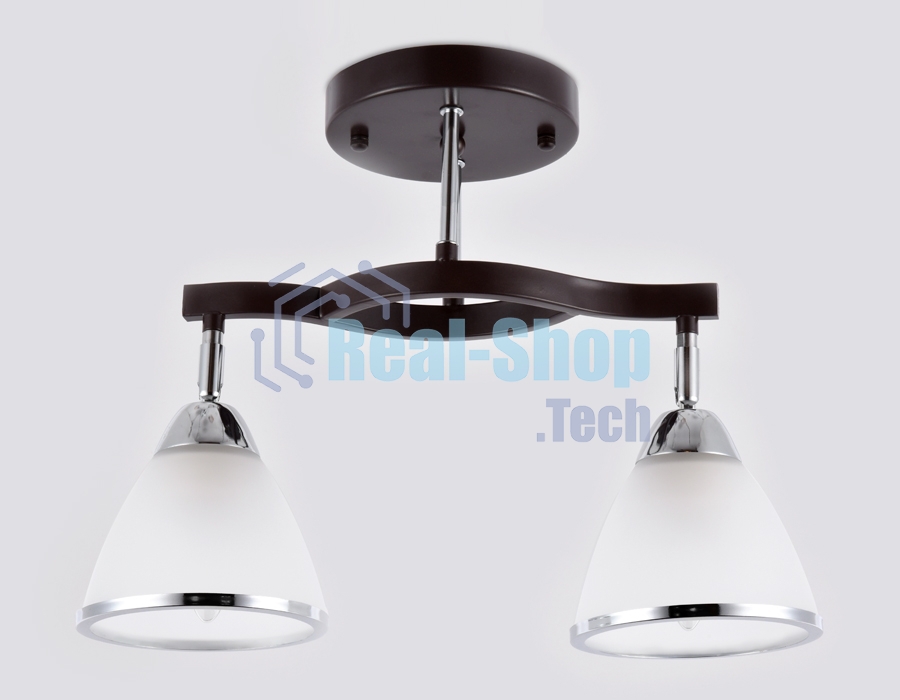 Светильник Ambrella light TR3111/2 DCF/CH темный кофе/хром E27 max 40W 400*150*315