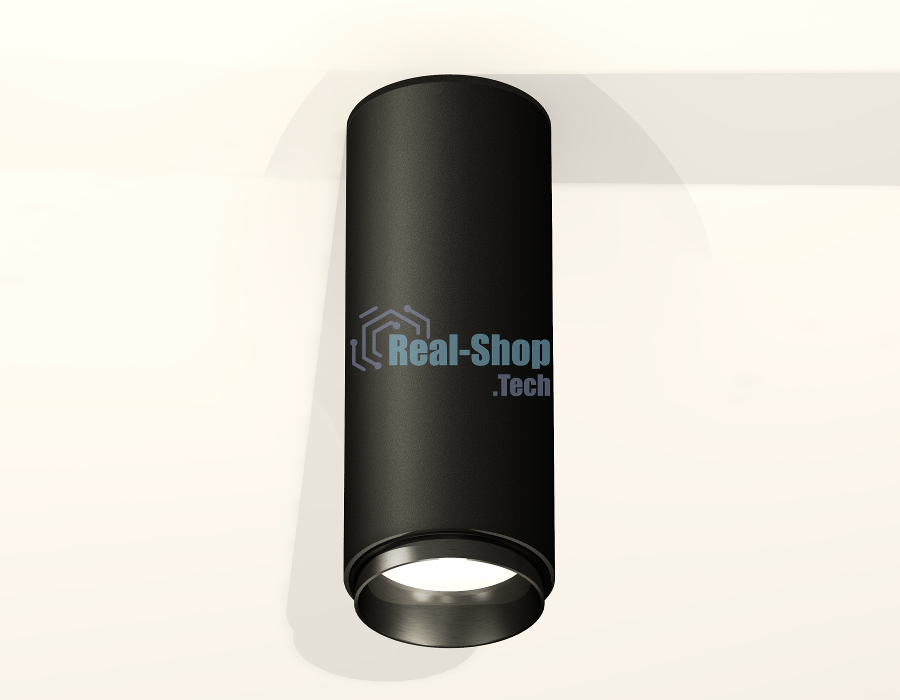 Светильник Ambrella Light XS6343002 SBK/PBK черный песок/черный полированный MR16 GU5.3 (C6343, N6121)