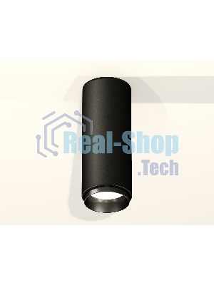 Светильник Ambrella Light XS6343002 SBK/PBK черный песок/черный полированный MR16 GU5.3 (C6343, N6121)