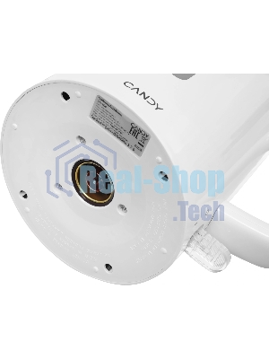 Чайник электрический Candy CK-100 белый, 1.7 л, 2200 Вт, скрытый нагревательный элемент